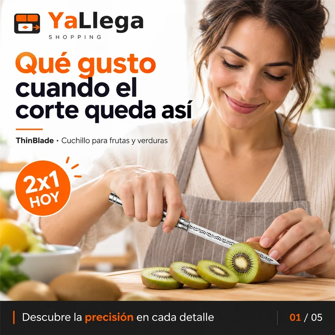 Cuchillo para frutas extensible - portada