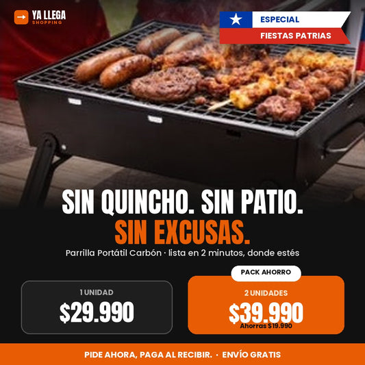 Parrilla Portátil a Carbón