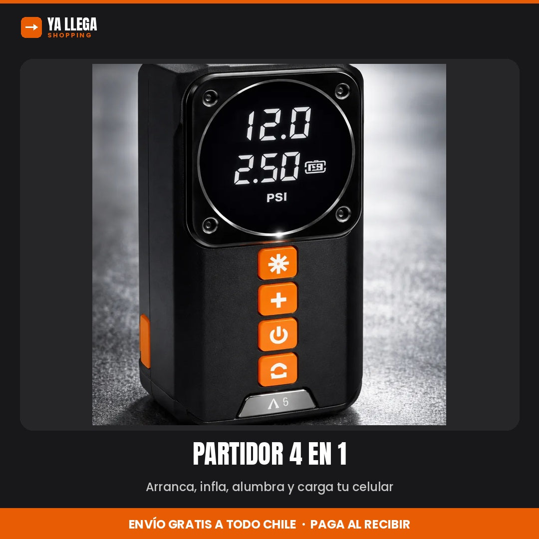 Partidor para auto 4 en 1.