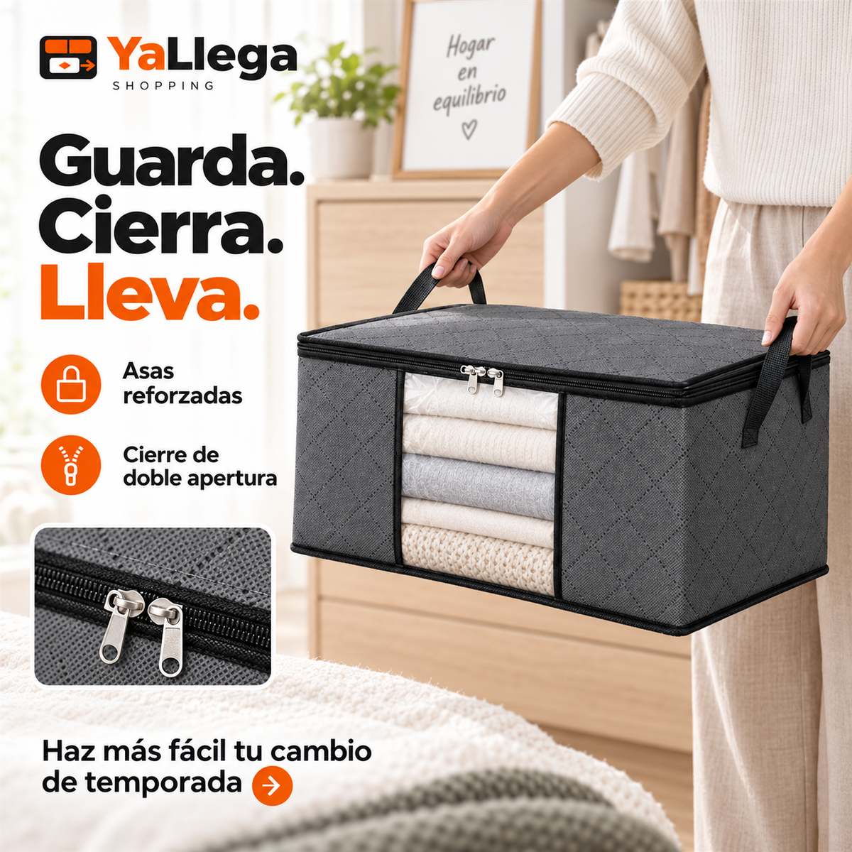 Caja Organizadora Ropa - un lugar para cada prenda