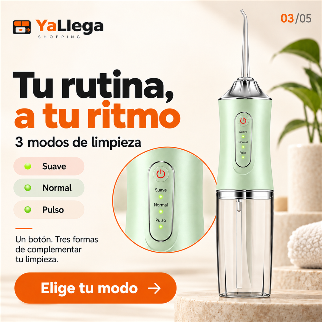 Tres modos de uso: Suave, Normal y Pulso