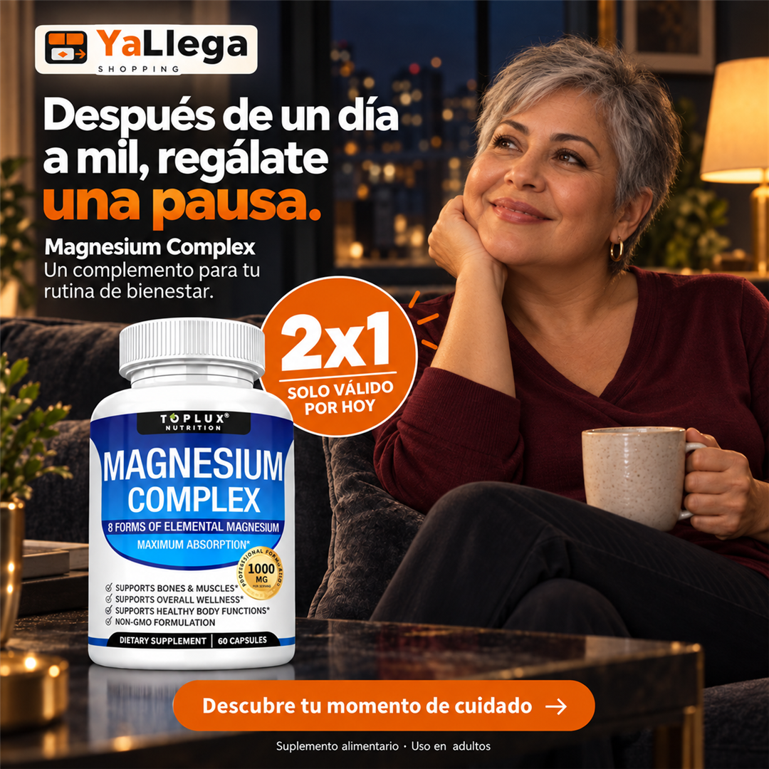 Magnesio Complex 8 en 1 - portada 2x1
