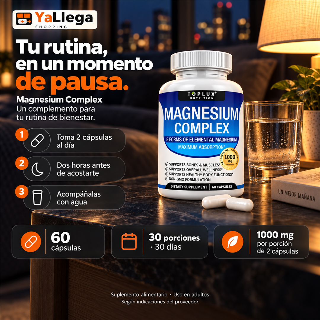 Modo de uso Magnesio Complex