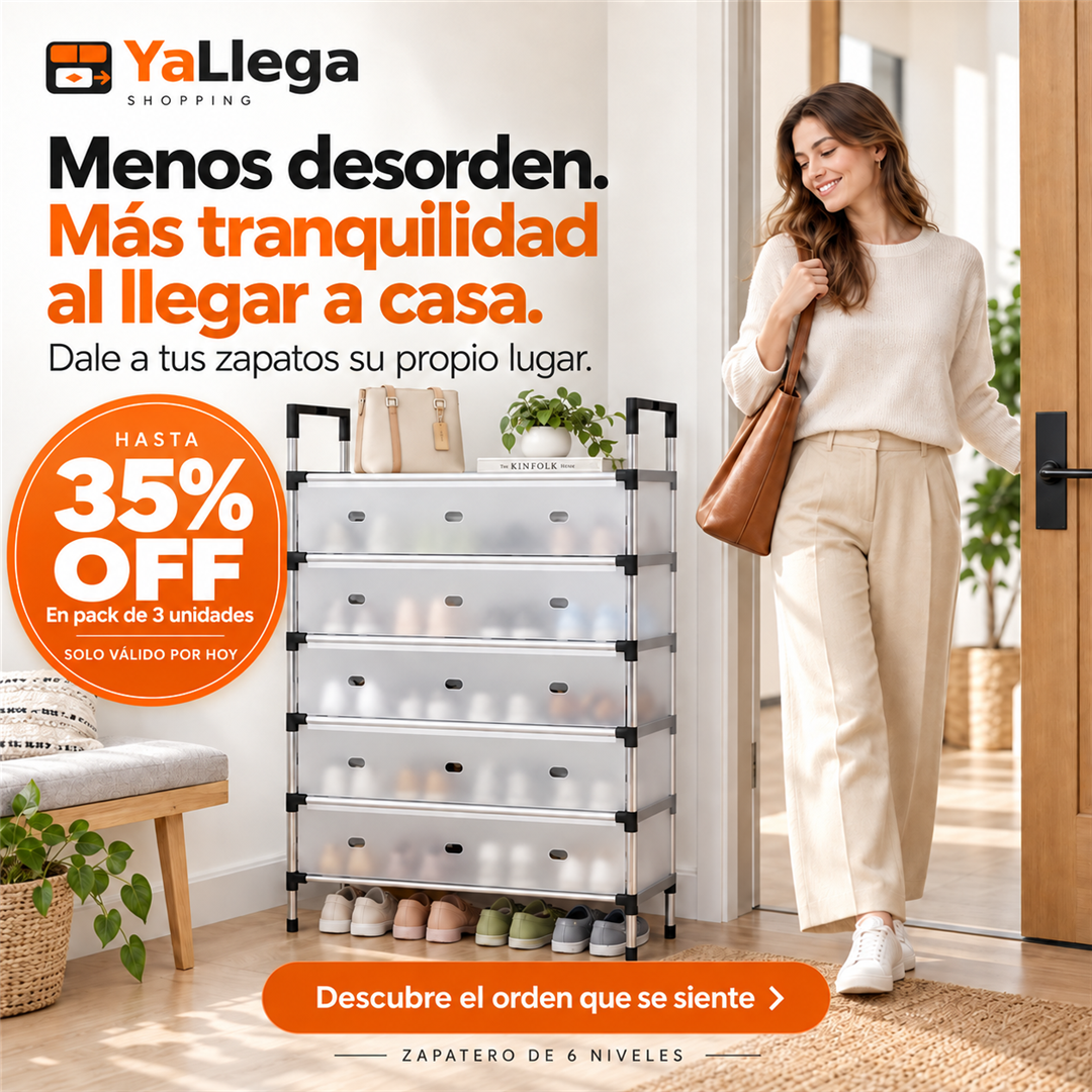 Zapatero organizador 6 niveles - portada