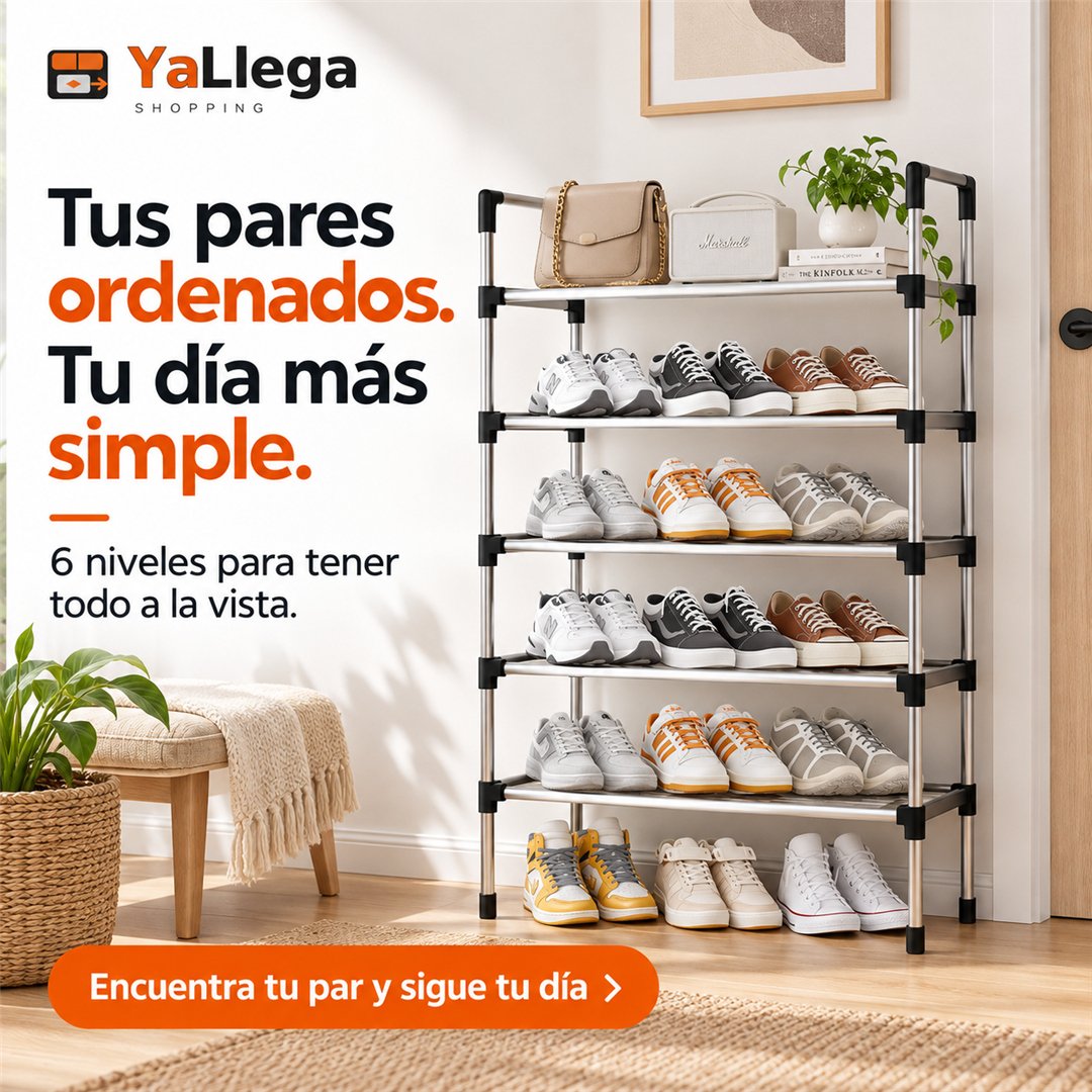 6 niveles para ordenar tus zapatos